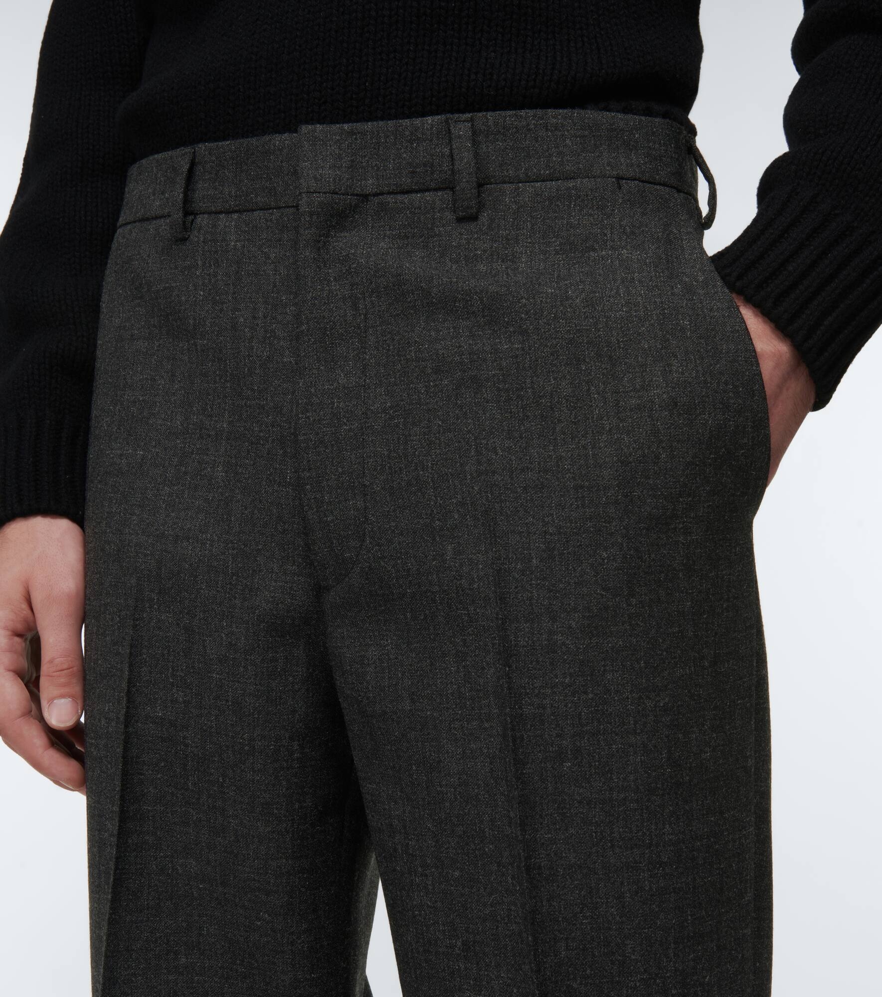 Tailored virgin wool formal pants - 5
