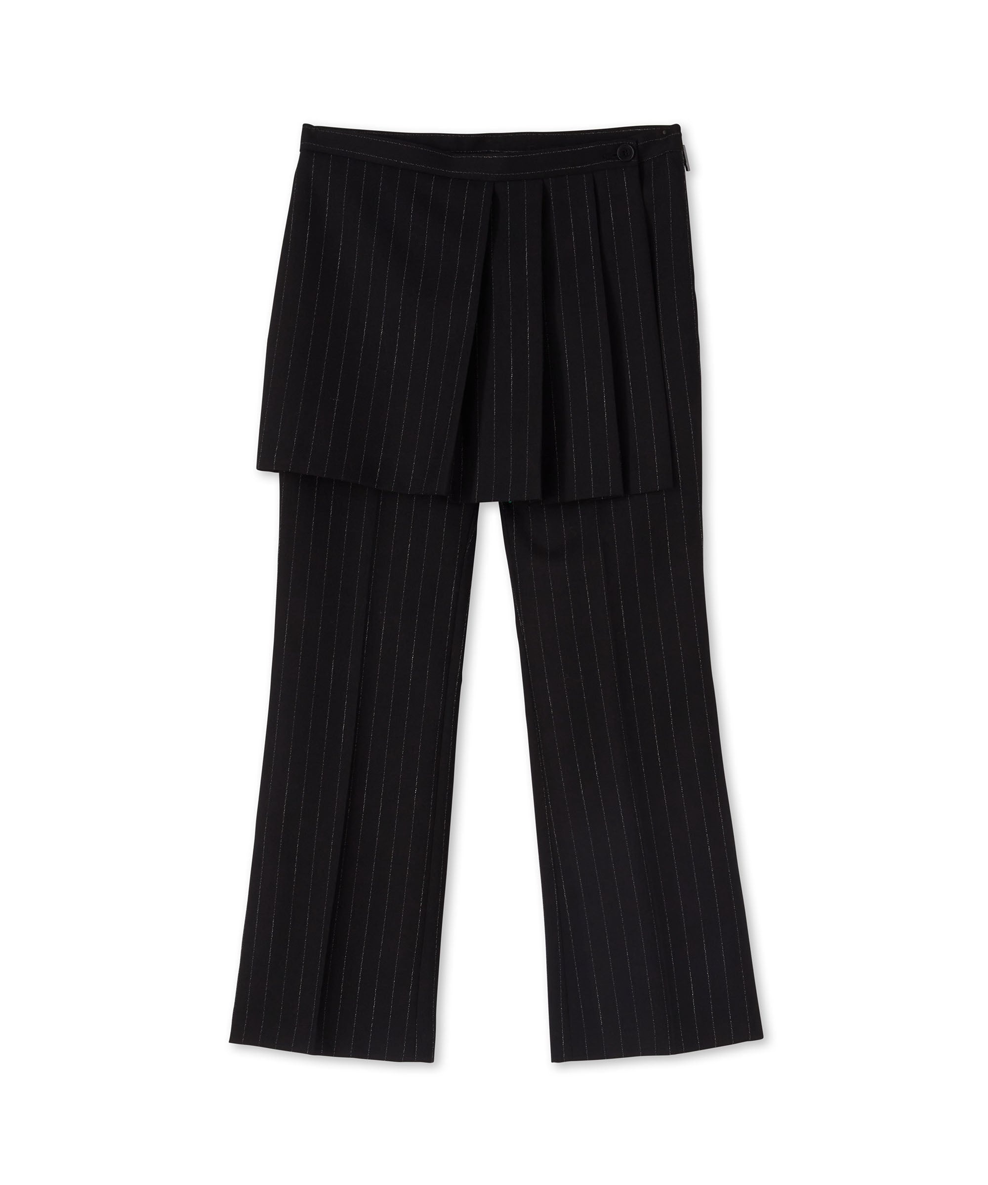 Wool trousers with "Pinstripe Wool" workmanship - 1