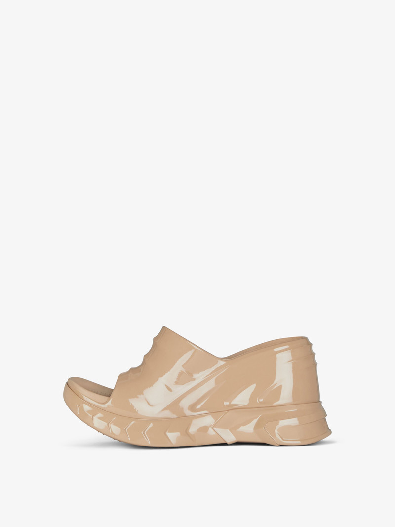 Givenchy MARSHMALLOW WEDGE SANDALS IN RUBBER outlook