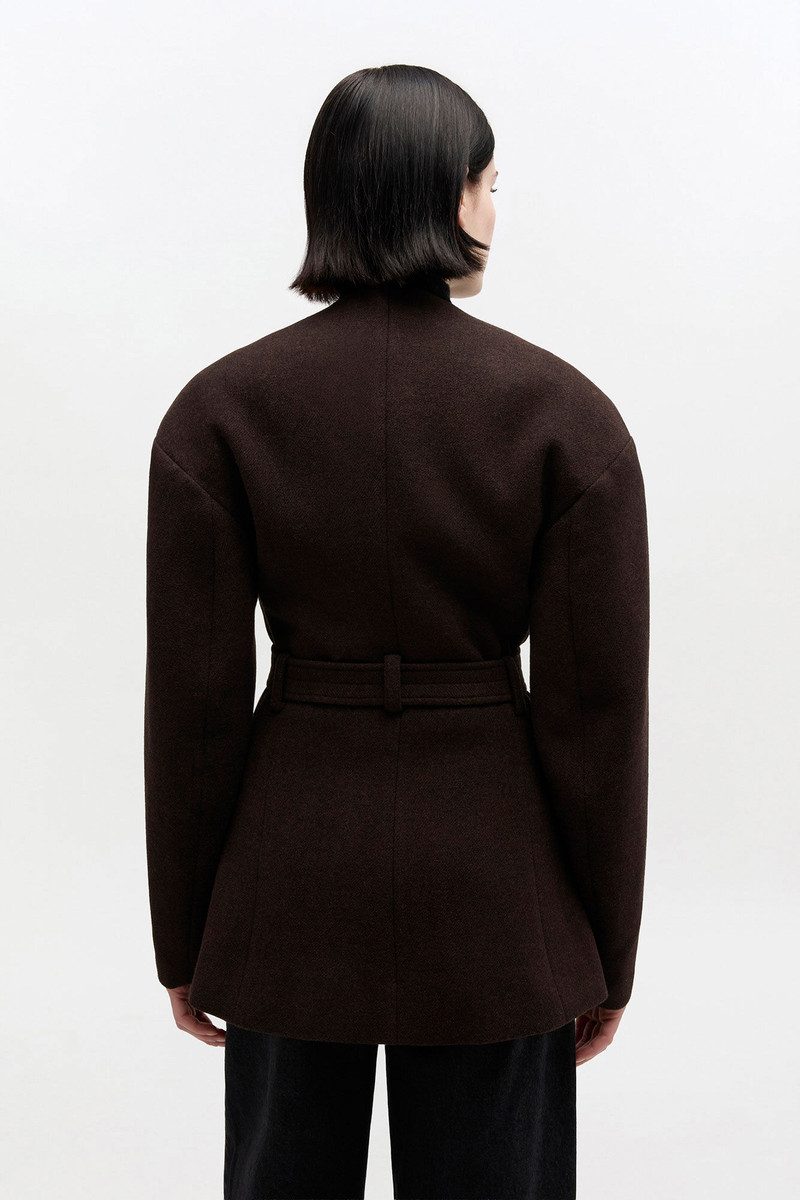 BROWN WOOL JACKET 4