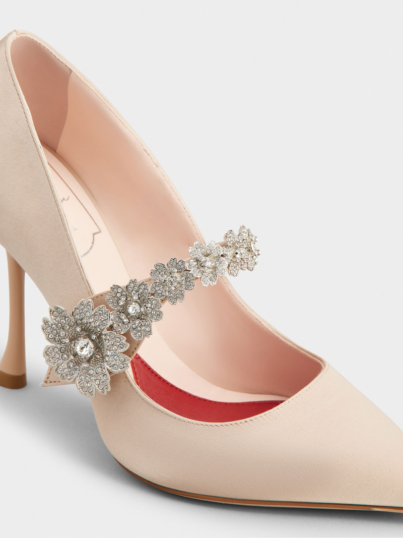 Bouquet Flower Babies Pumps in Satin 3