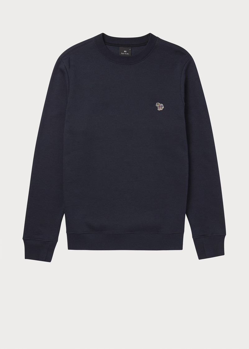 Regular-Fit Navy Zebra Sweatshirt 1