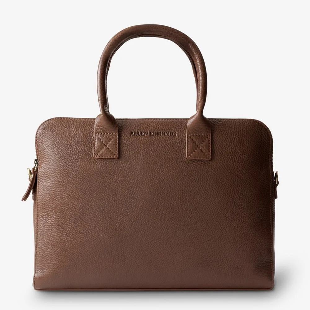 Slim Leather Briefcase - 1