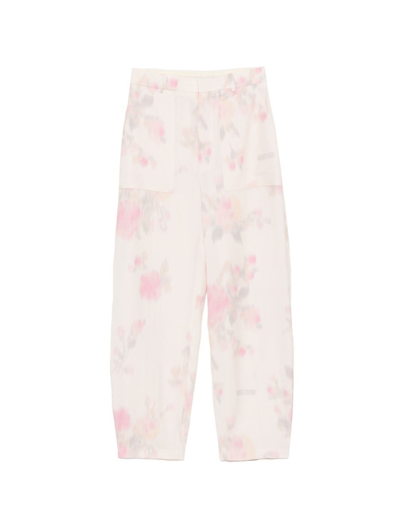 floral-print trousers 1
