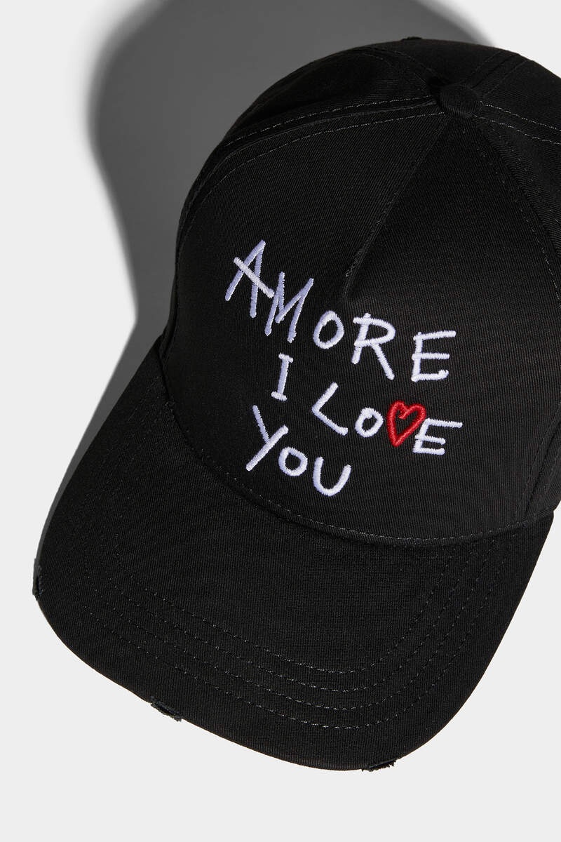 AMORE I LOVE YOU BASEBALL CAP - 5