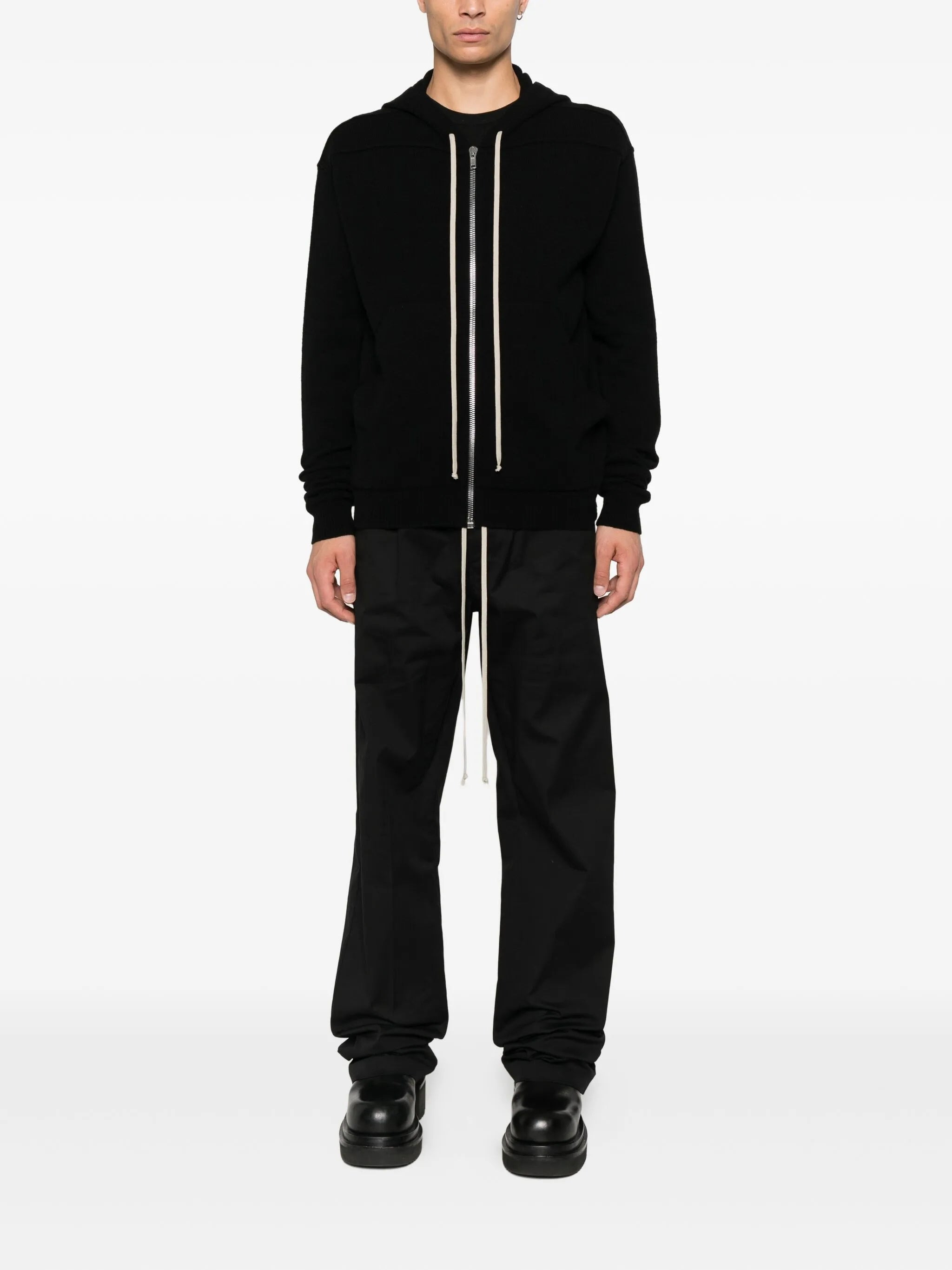 Rick Owens Zip-up Hooded Jacket - 5
