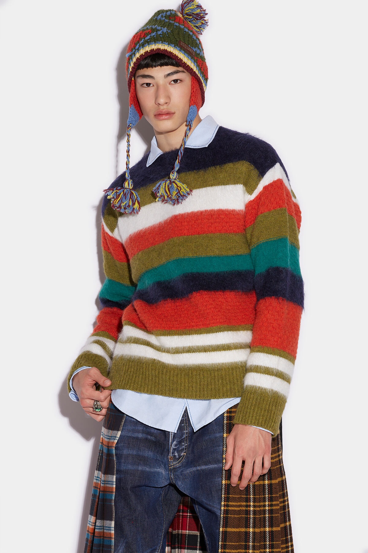 LOWLANDS STRIPED PULLOVER - 1