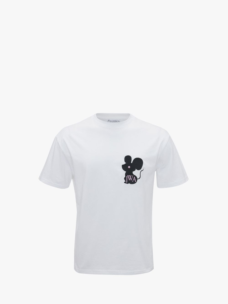 MOUSE EMBROIDERED LOGO T-SHIRT 1