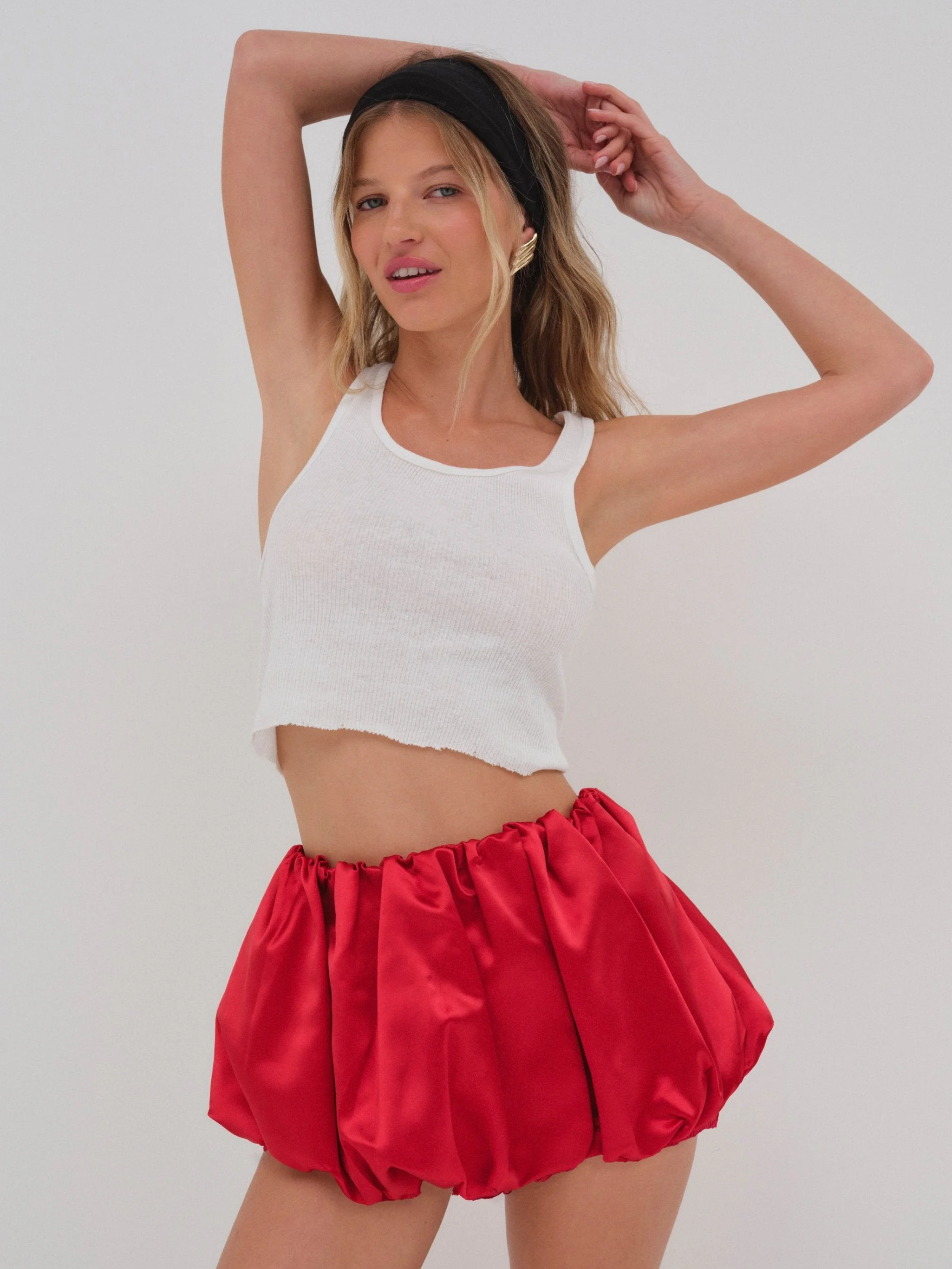 Lena Bubble Mini Skirt - 1