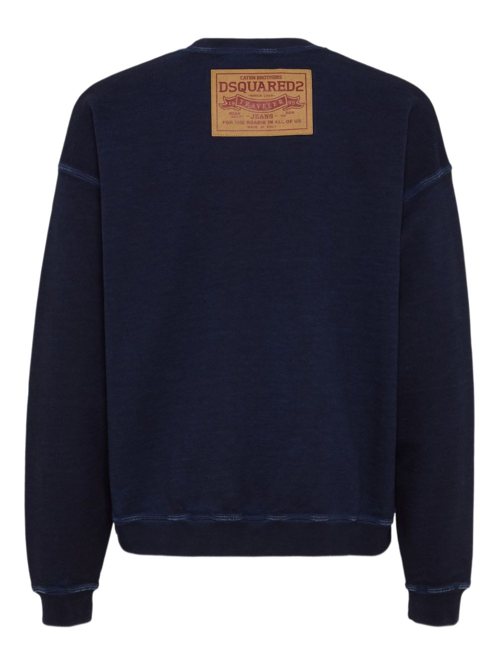 logo-patch sweatshirt - 2