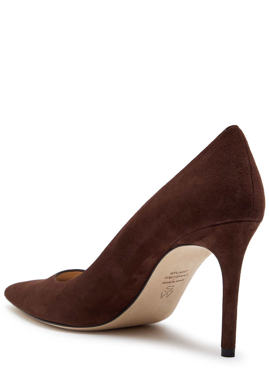 Stuart Weitzman Stuart Power 85 Suede Pumps - 2