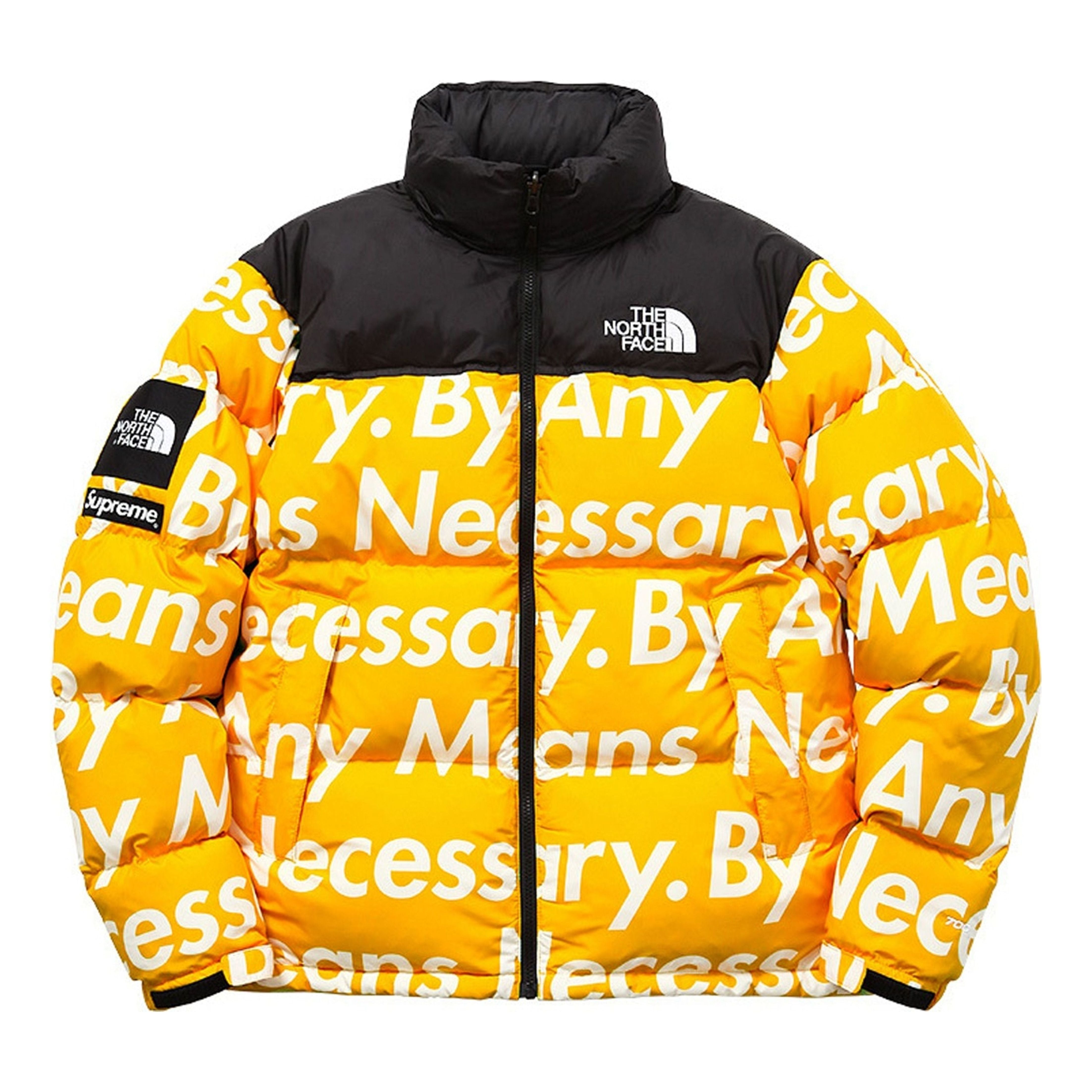 Supreme FW15 X The North Face By Any Means Nuptse Jacket 'Yellow' SUP-FW15-622 - 1