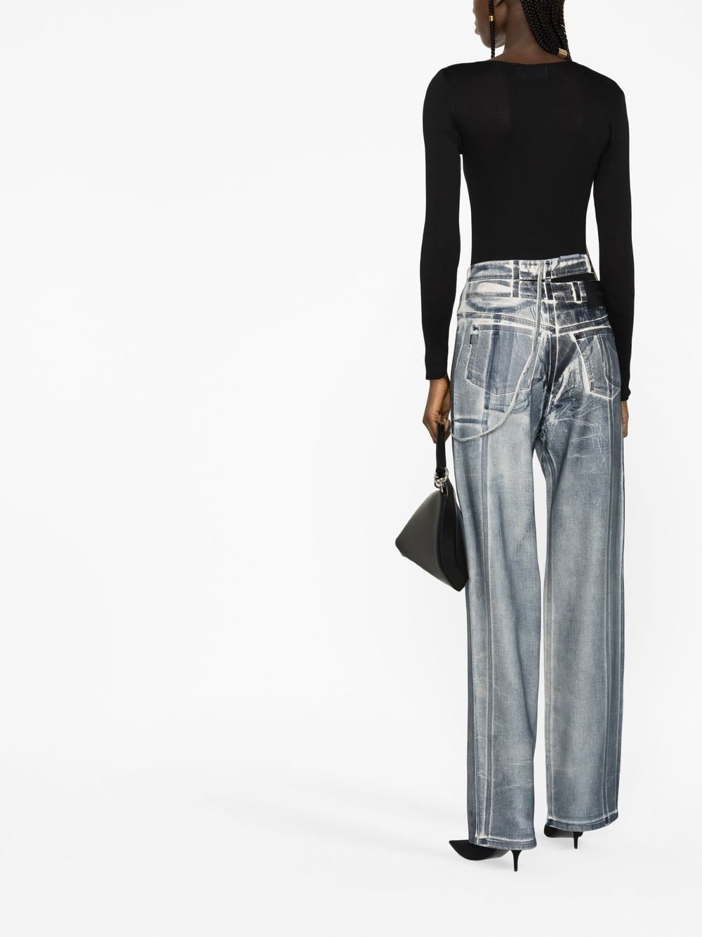 Signature wrap jeans - 4