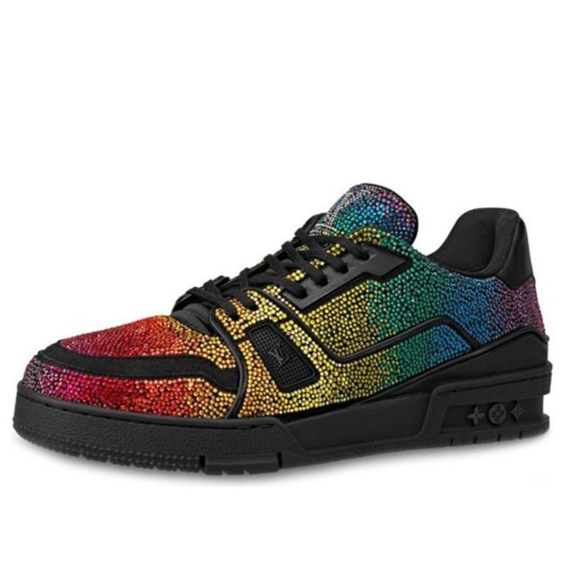 LOUIS VUITTON Trainer Sneakers 'Glitter Rainbow' 1A5YLN - 1