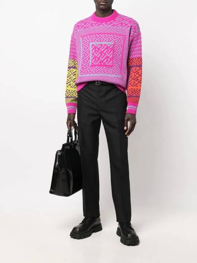 VERSACE tailored wool trousers outlook