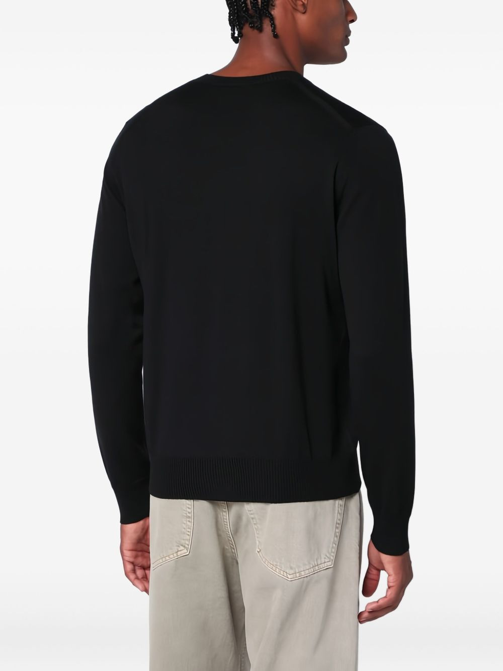 skull-embellished crew-neck sweater - 4
