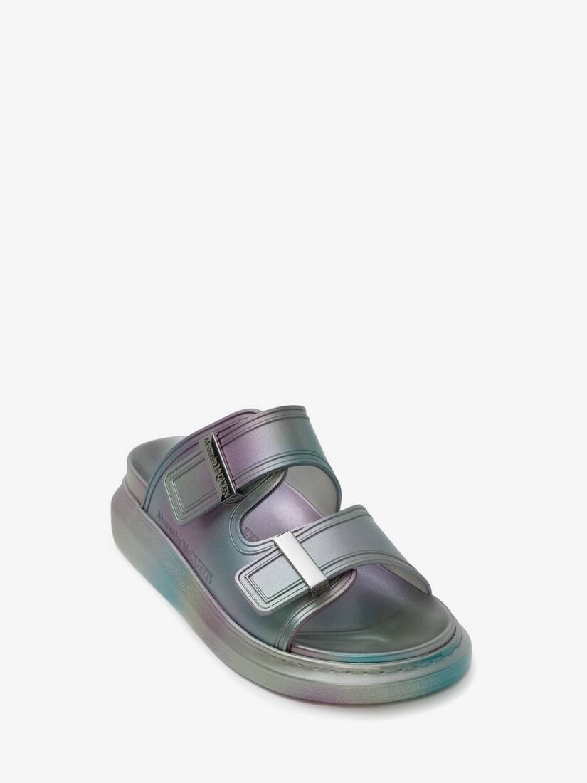 Oversized Hybrid Slide in Silver - 2