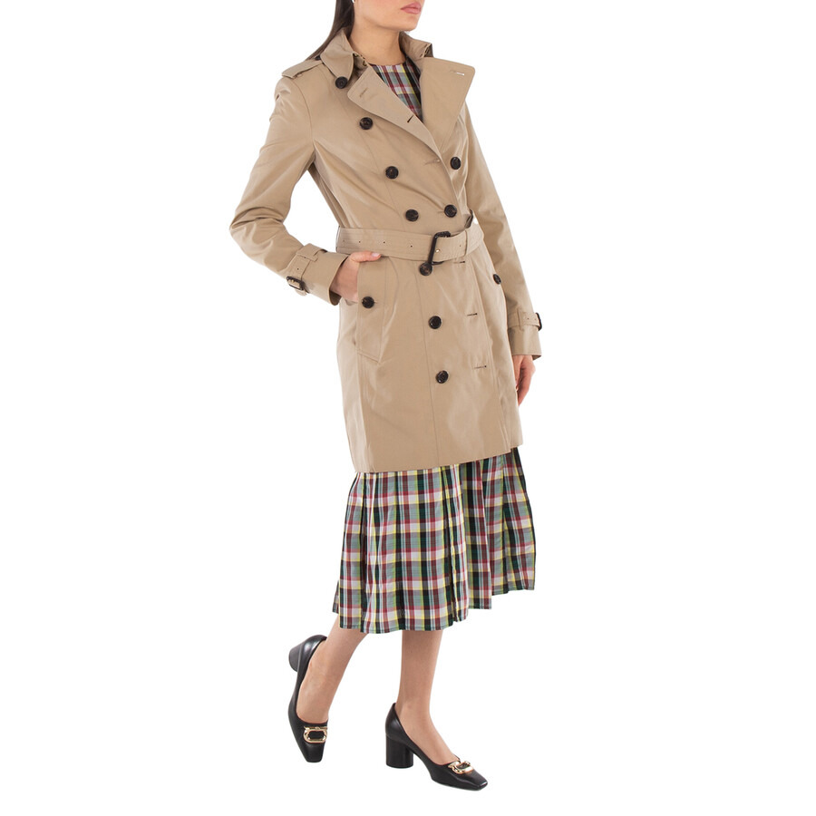 Burberry Ladies Sandringham Mid-length Trench Coat - 3