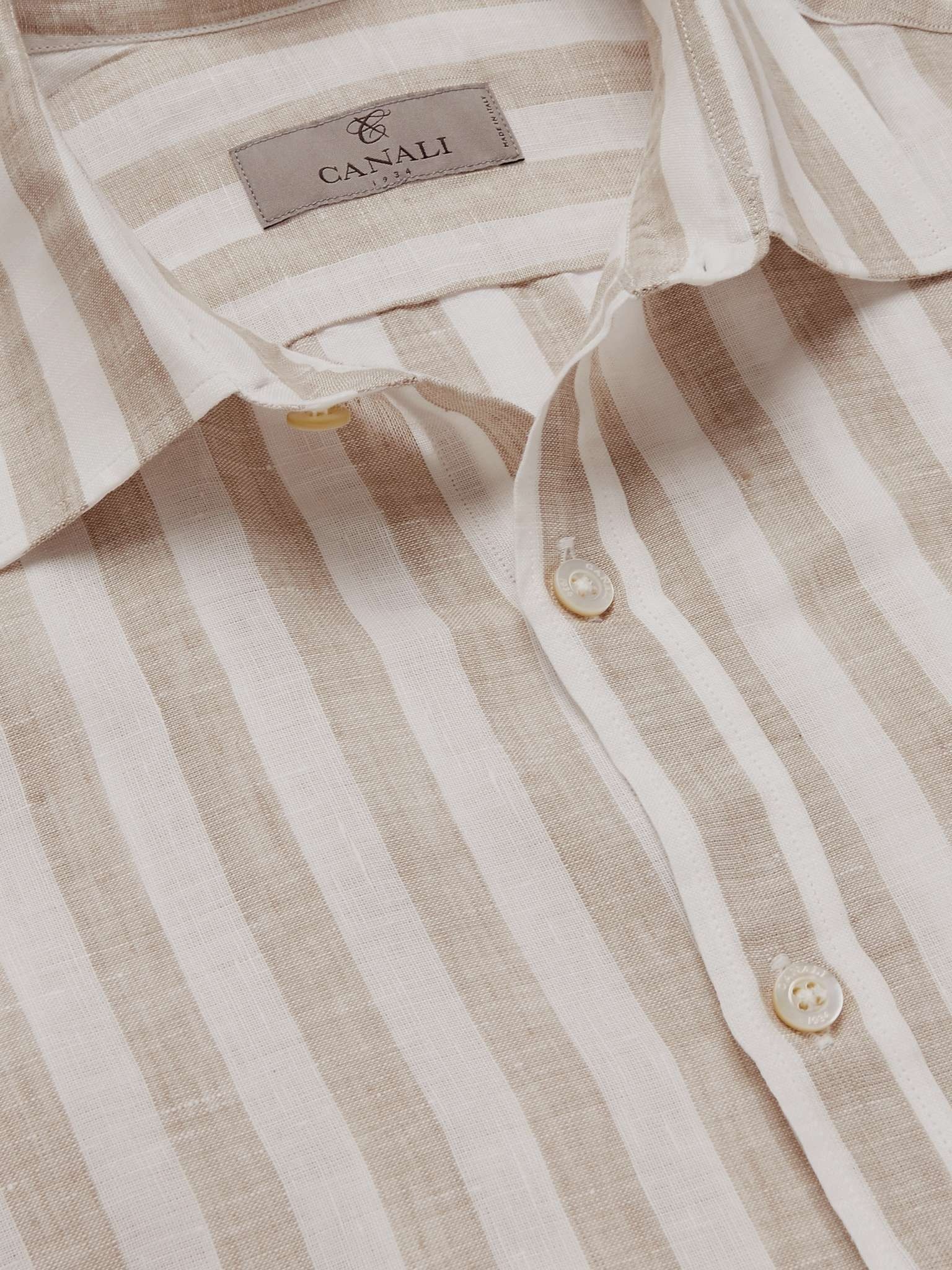 Striped Linen Shirt - 5