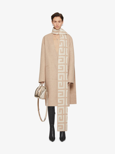 Givenchy COAT IN DOUBLE FACE 4G WOOL WITH SCARF outlook
