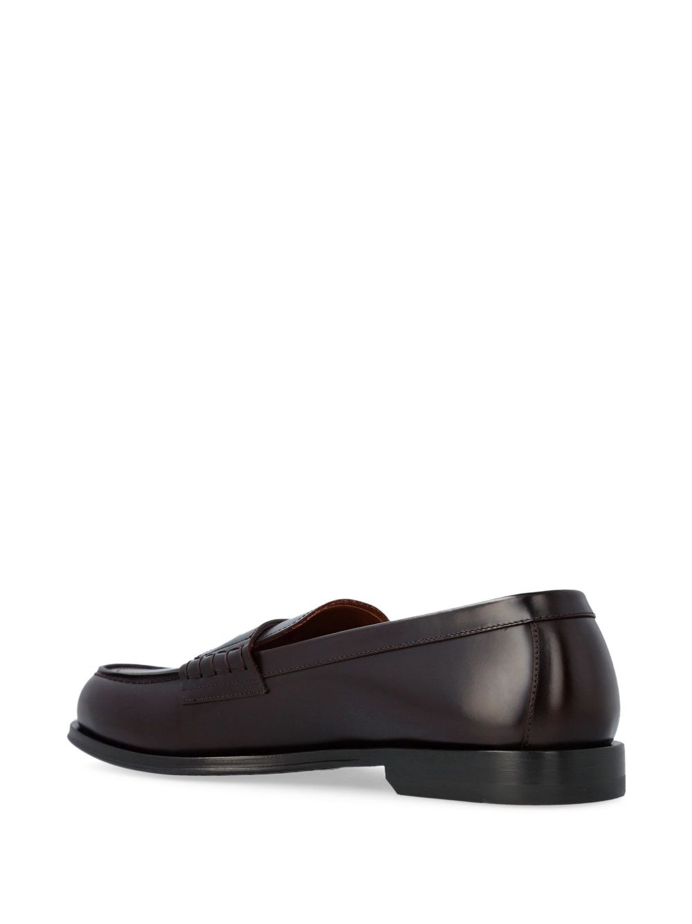 leather penny loafers - 3