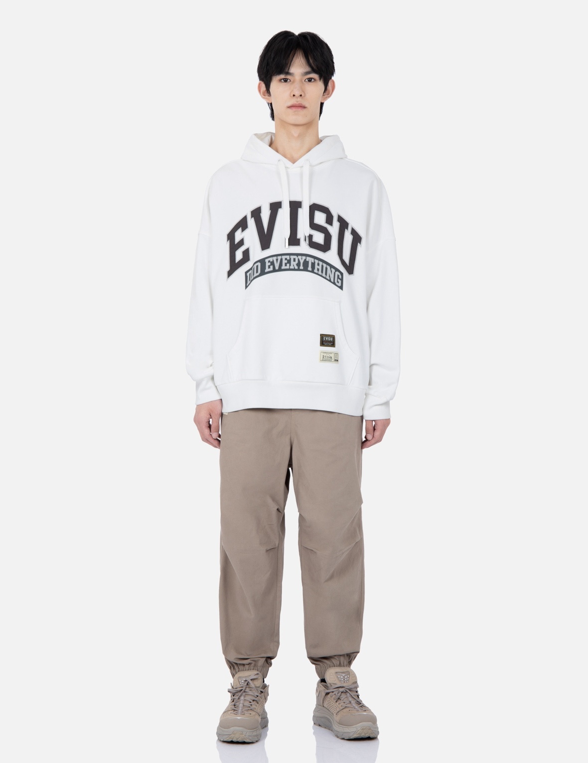 RETRO LOGO PRINT OVERSIZED HOODIE - 5