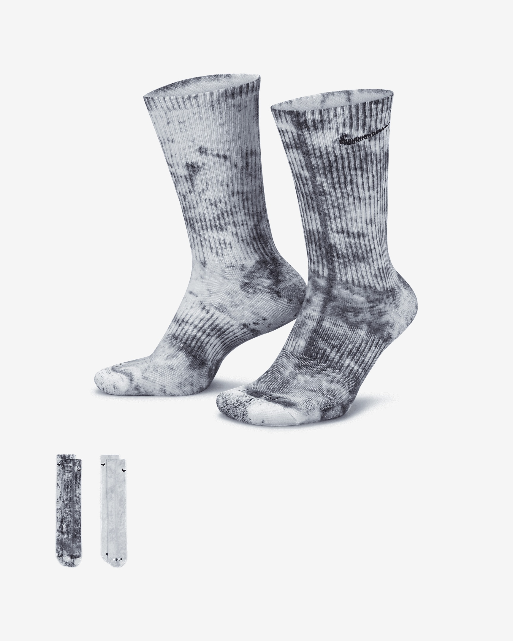 Nike Everyday Plus Cushioned Tie-Dye Crew Socks (2 Pairs) - 1