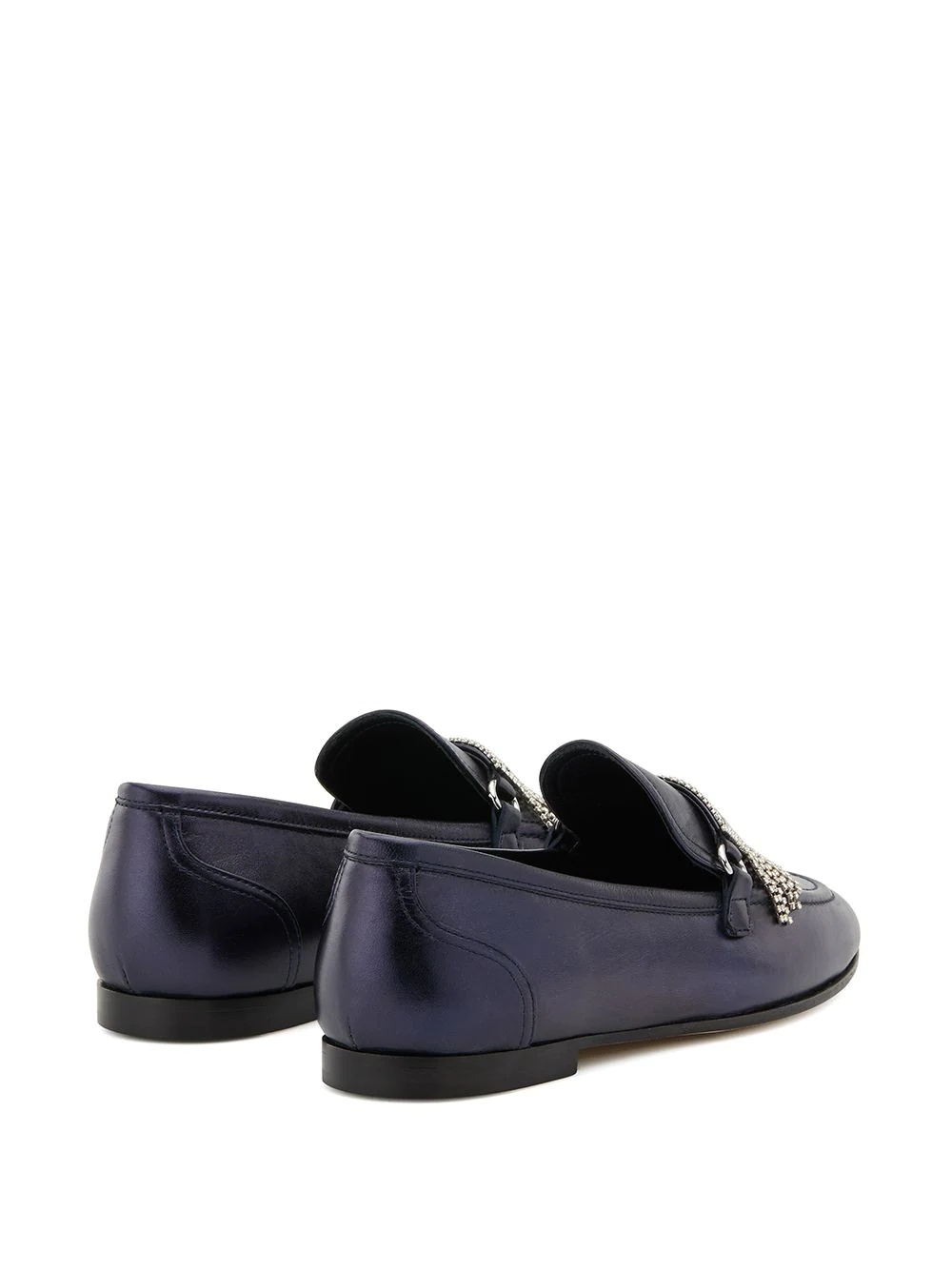 Jodie crystal-fringe loafers - 3