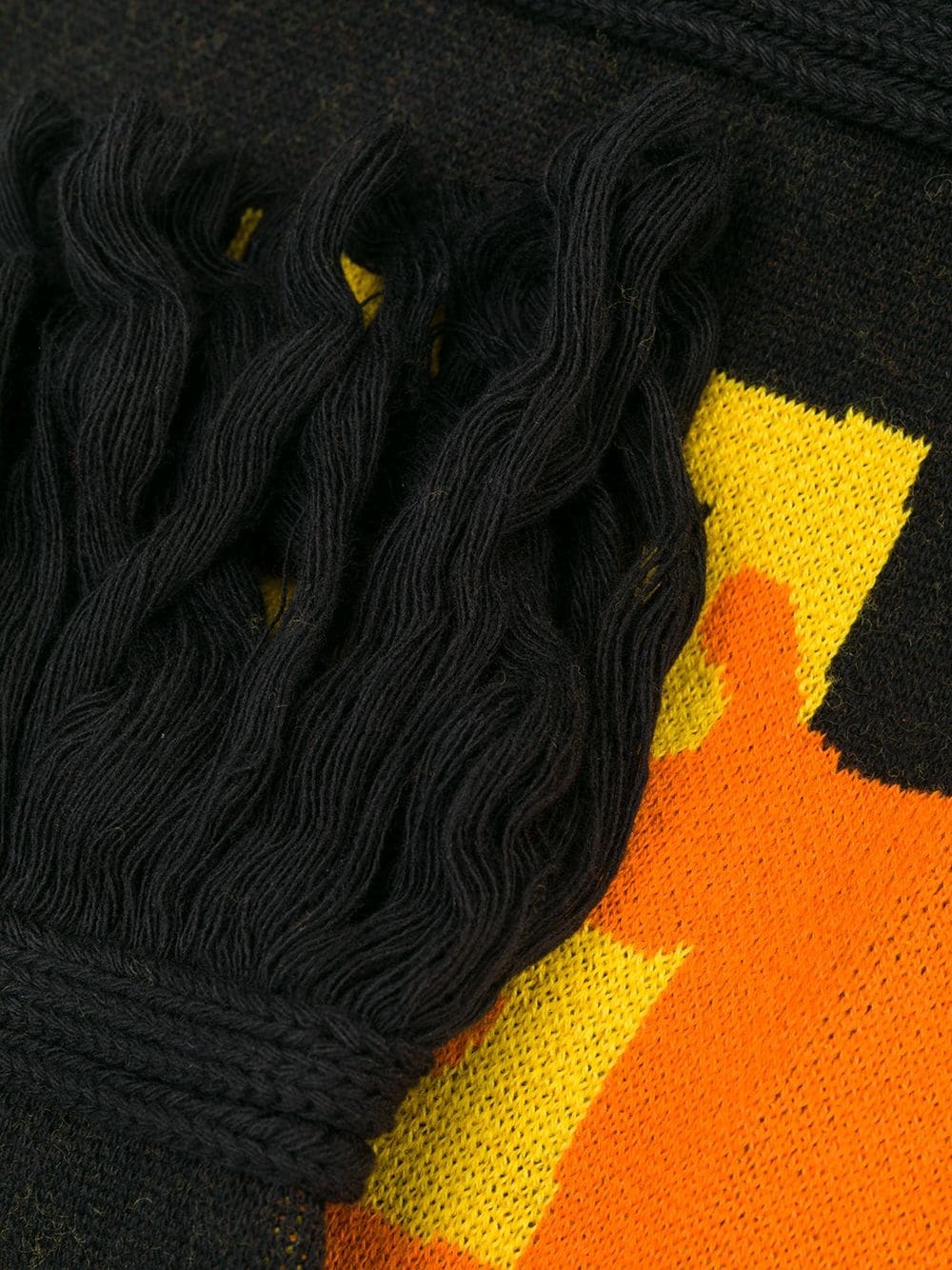 intarsia-knit scarf - 3