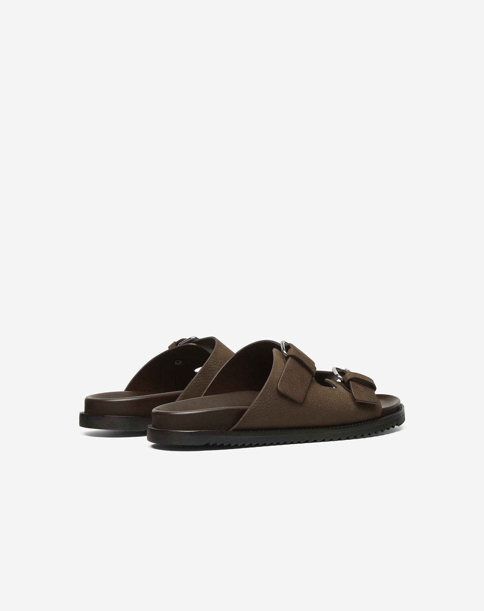 Brown leather sandals - 3