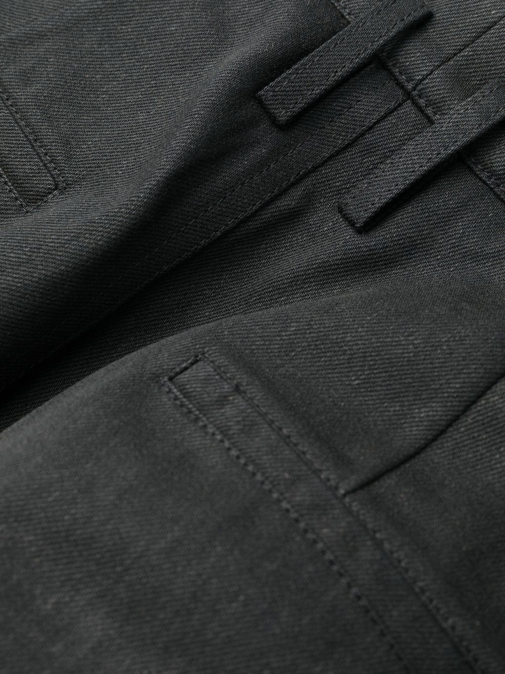 high-waist straight trousers - 8