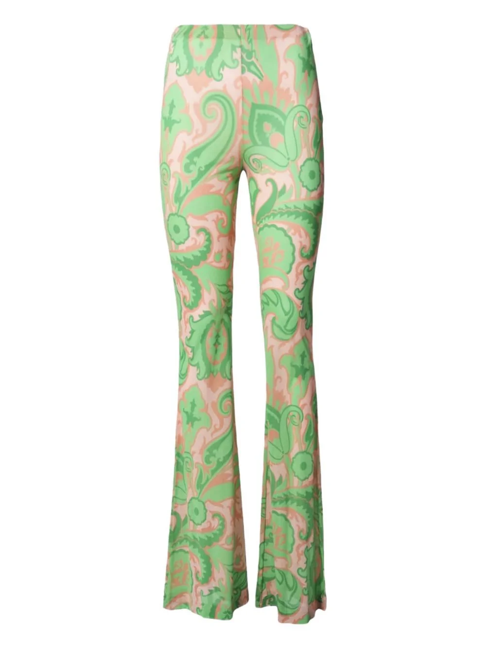 paisley flared trousers - 1