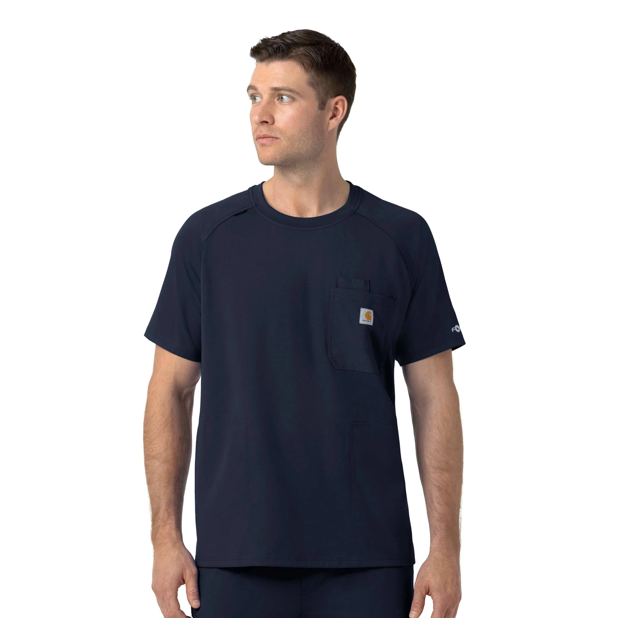 Force Cross-Flex Knit Crew Neck Scrub Top - 1