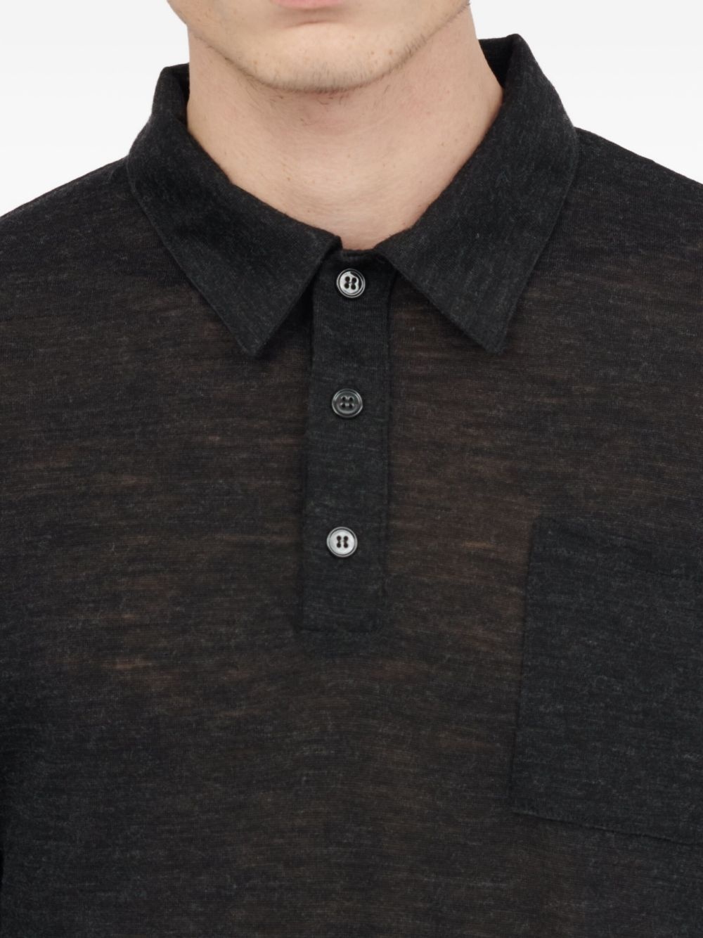 long-sleeve polo shirt - 7