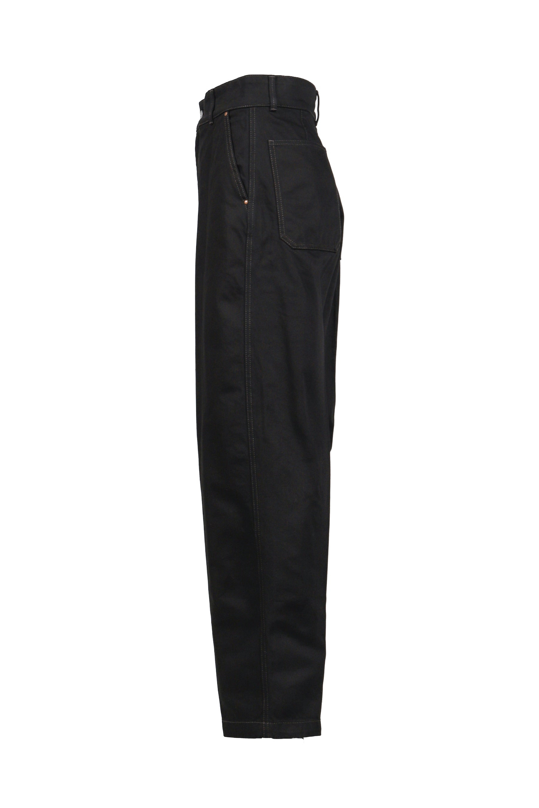 MAXI BARREL WORKWEAR PANTS / BLK - 3