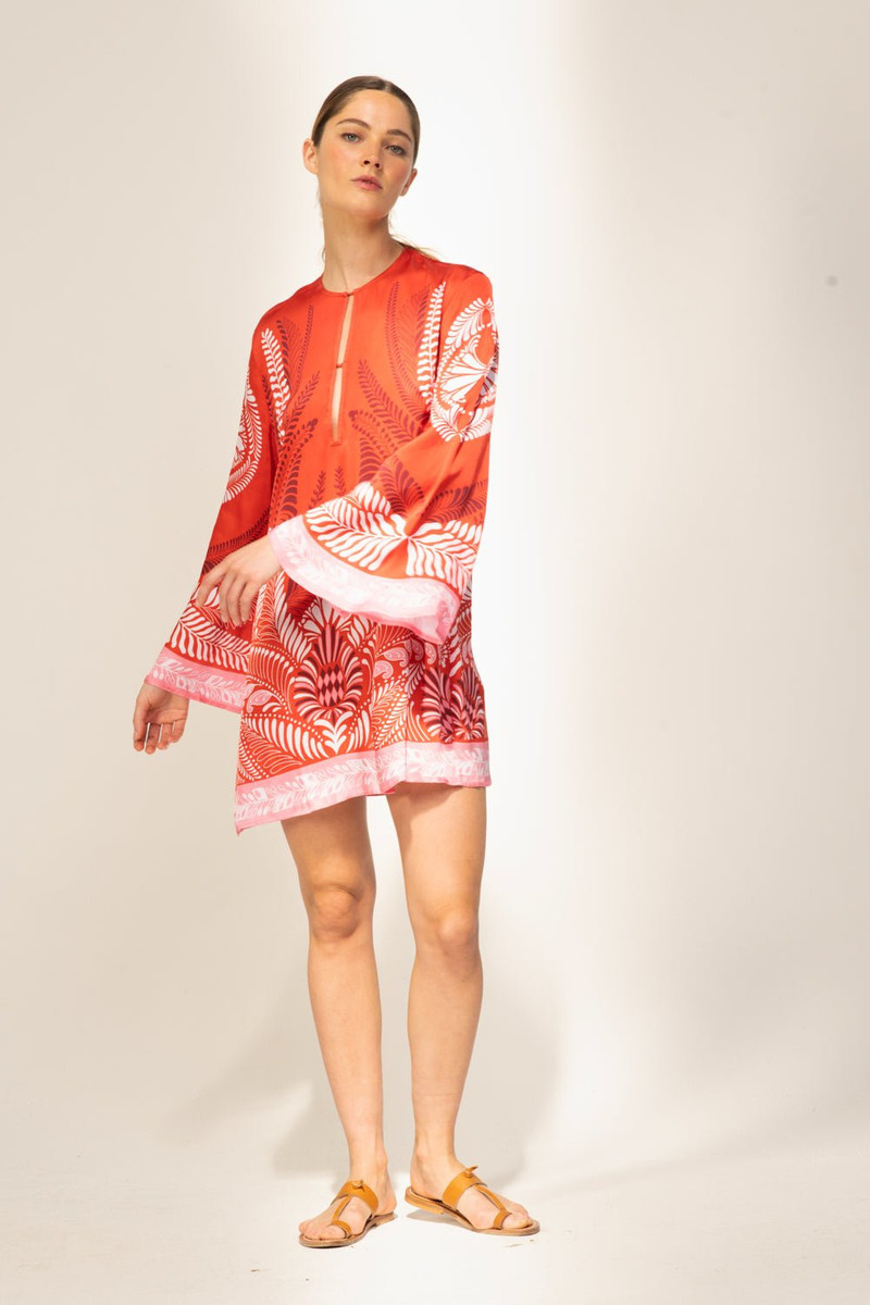Mini Dress Gia - Orange Oolong 1