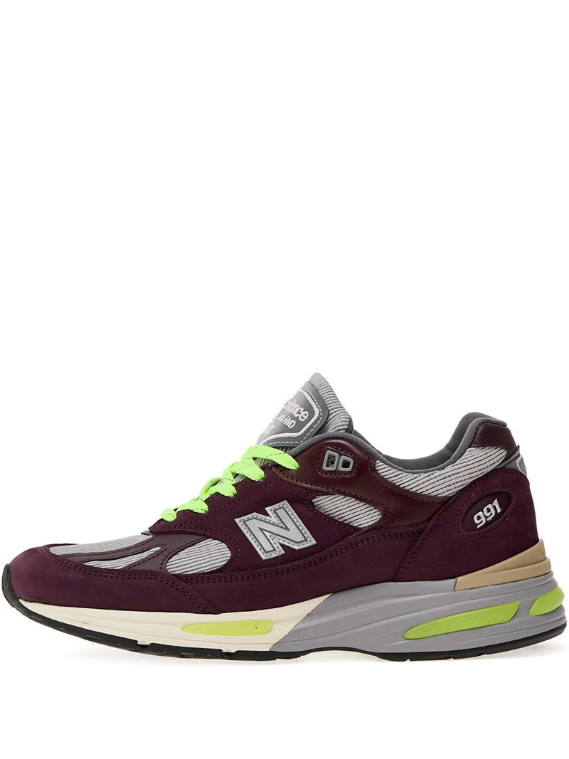x Patta 991v2 lace-up sneakers 1