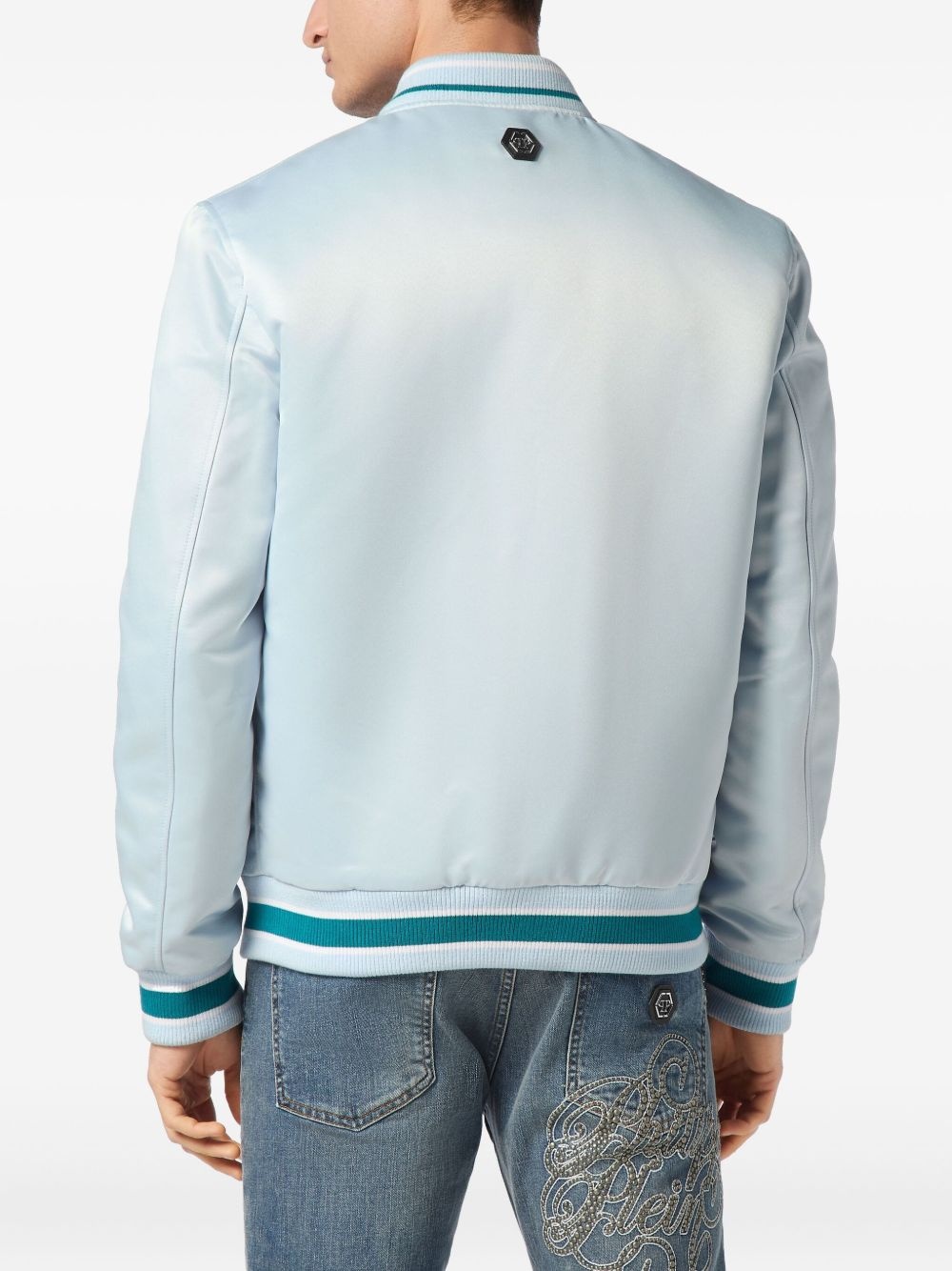 satin bomber jacket - 4