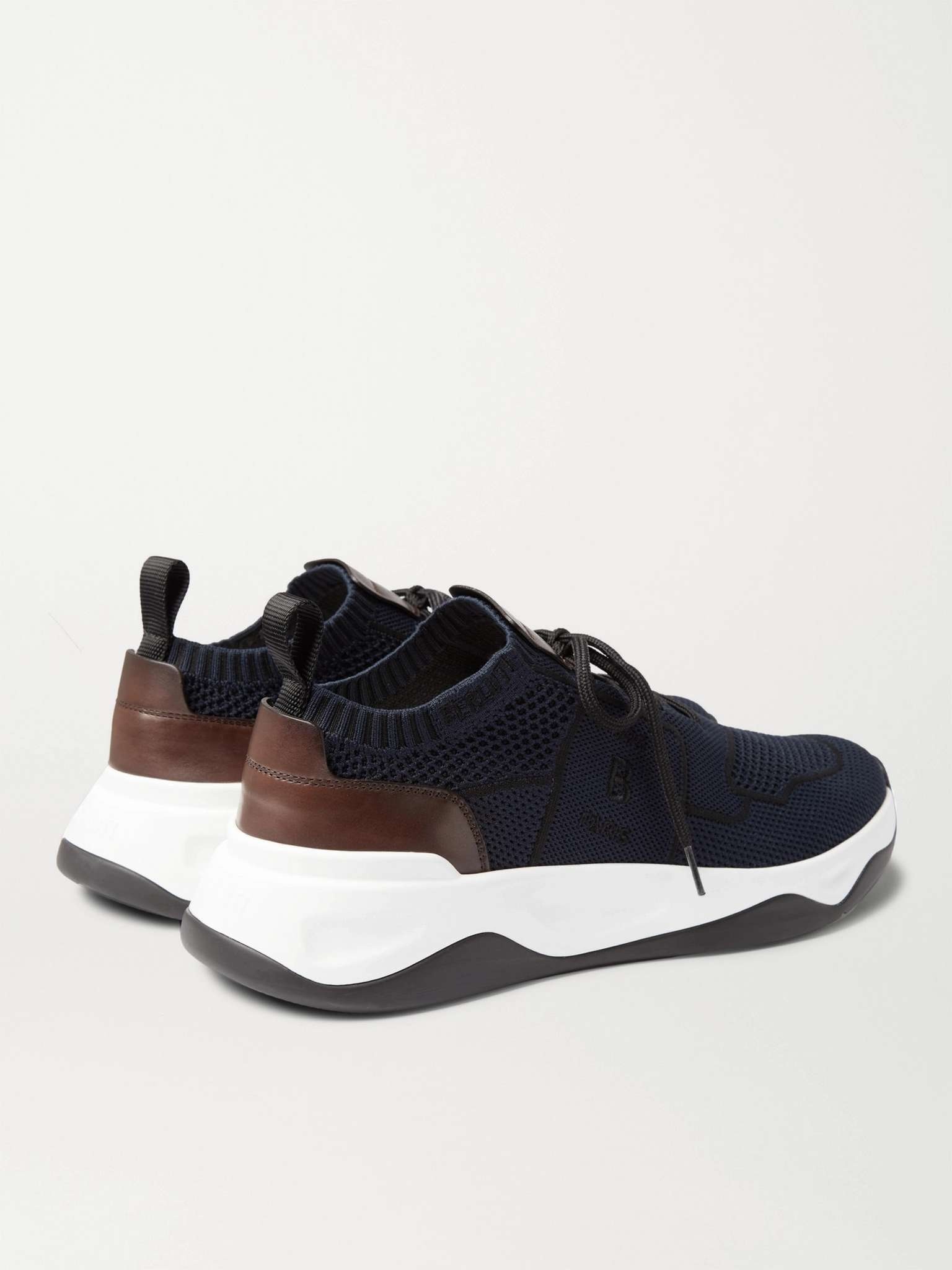 【BERLUTI】Shadow sneakers メッシュ レザー スニーカー Berluti Shadow Leather-Trimmed Mesh Sneakers | REVERSIBLE