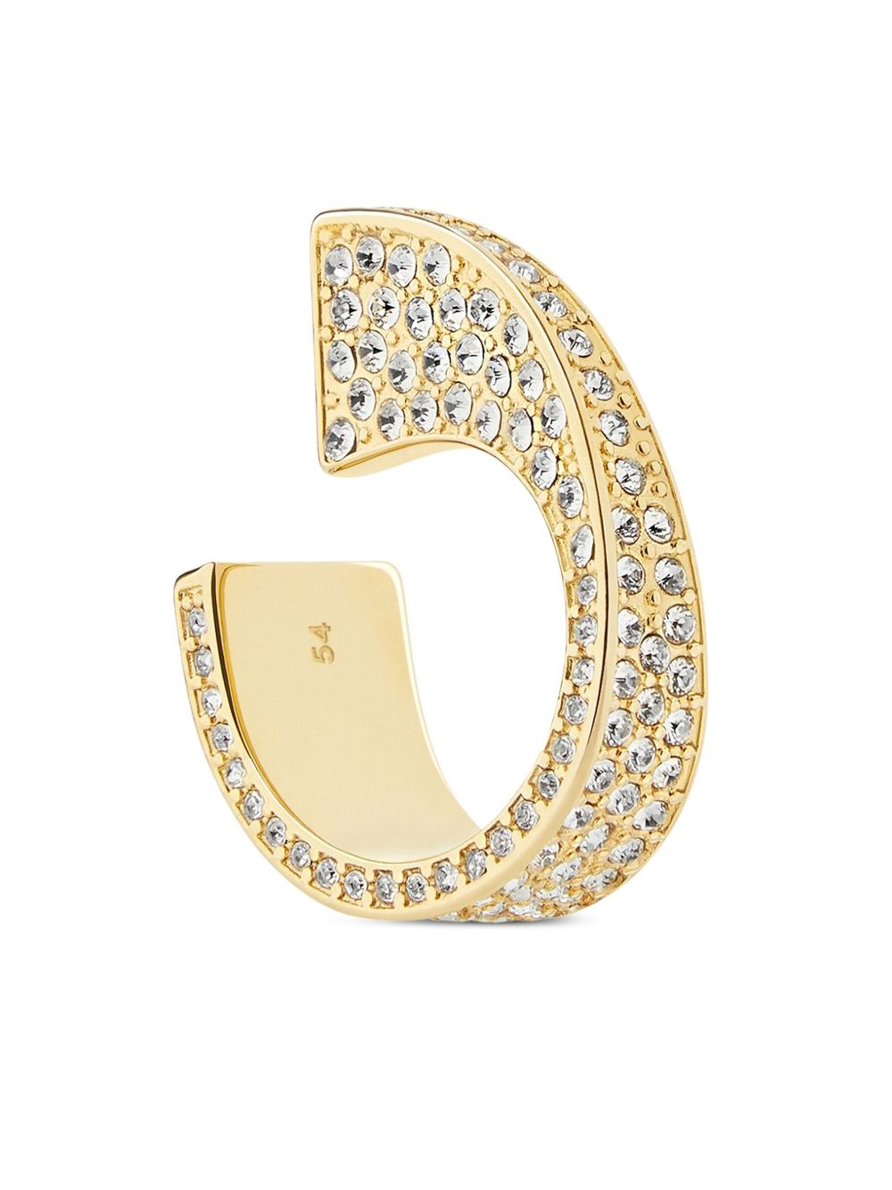 crystal-embellished ring - 2