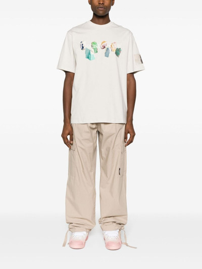MSGM straight-leg cotton cargo trousers outlook