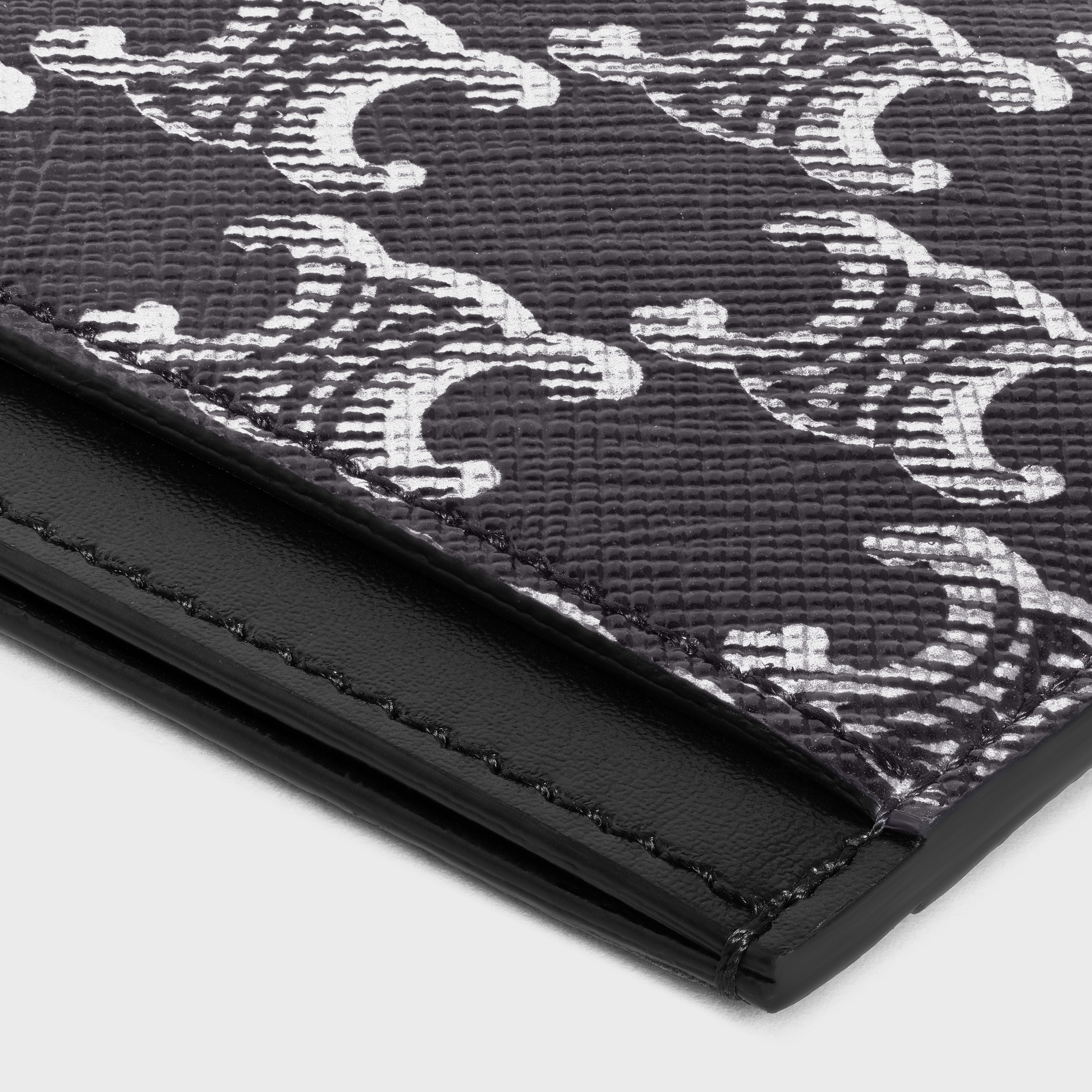 Card holder in Triomphe Canvas and calfskin - 4