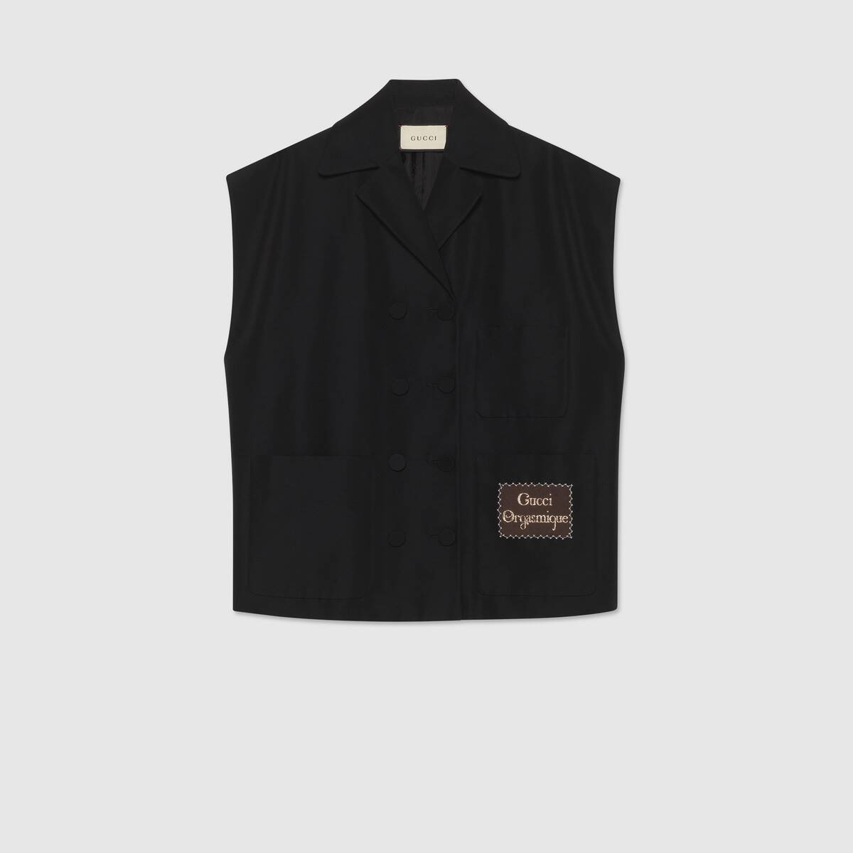 Faille oversize vest with Gucci Orgasmique - 1