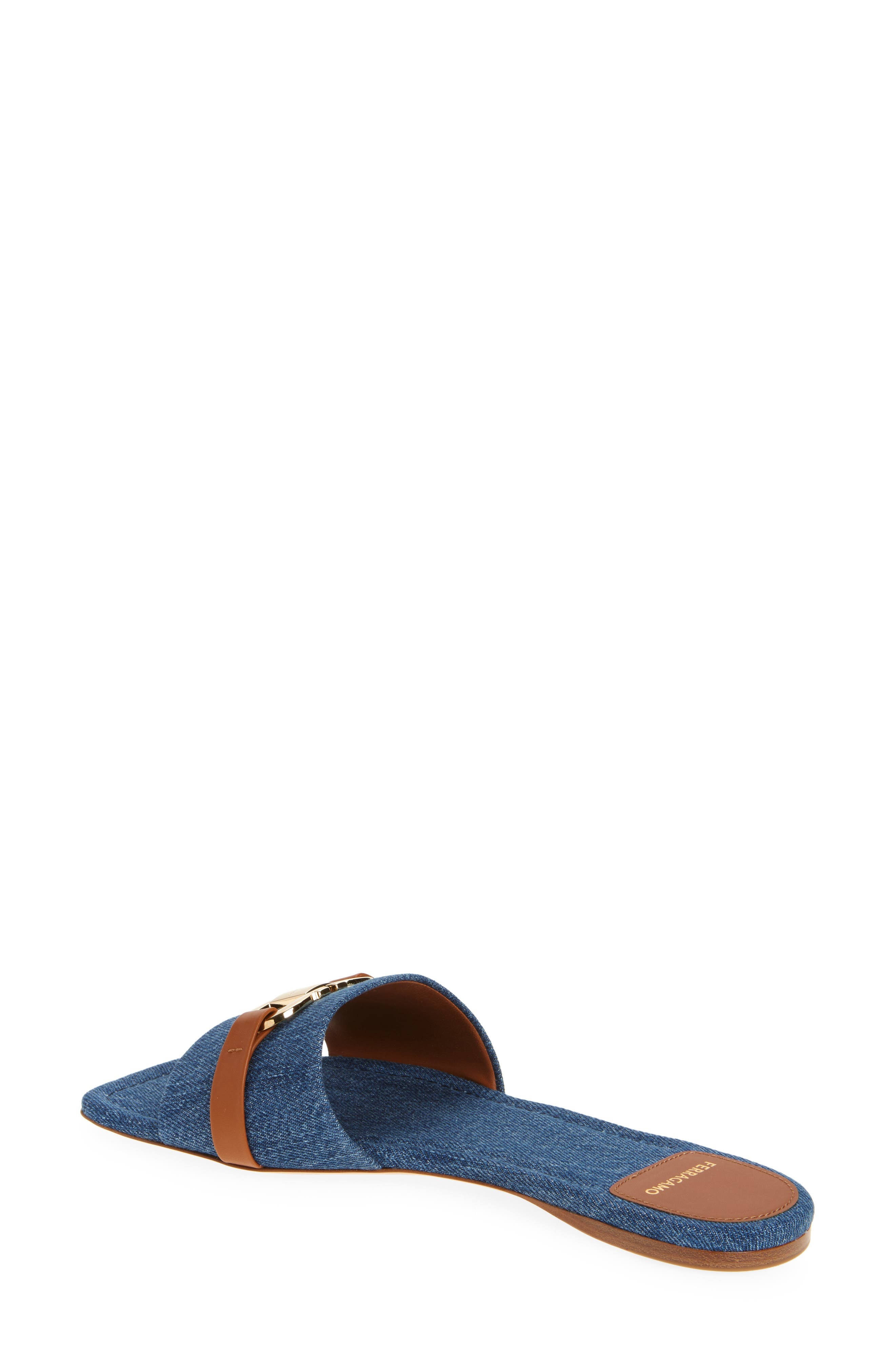 FERRAGAMO Leah Denim Slide Sandal at Nordstrom - 2