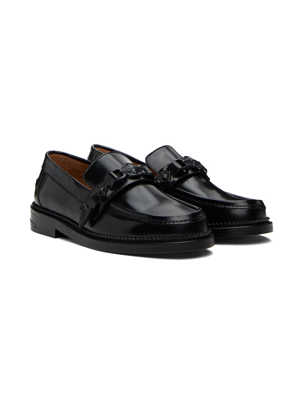 SSENSE Exclusive Black Loafers - 4