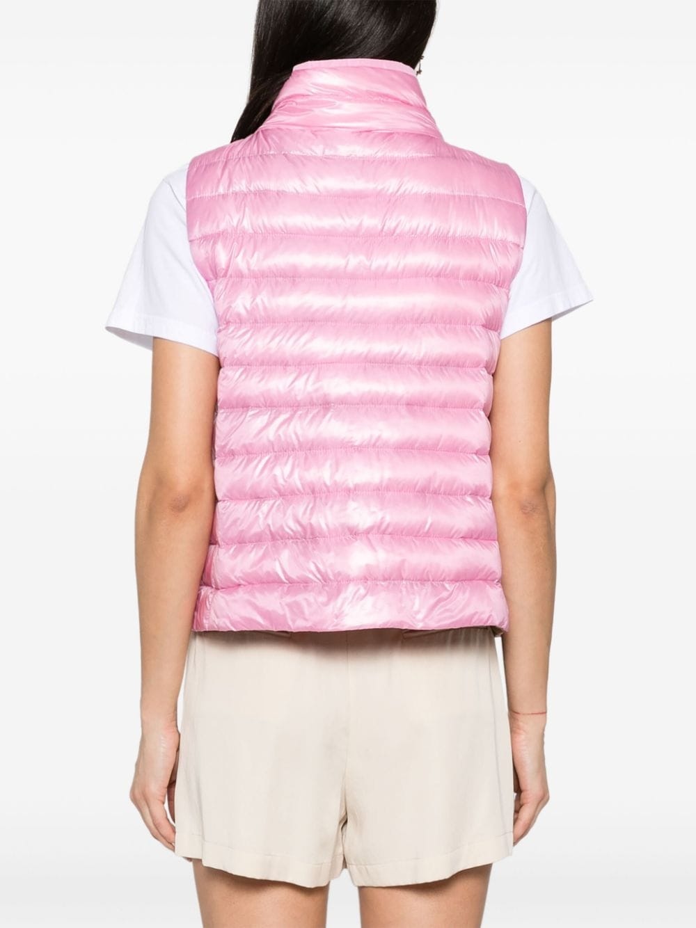reversible puffer gilet - 4