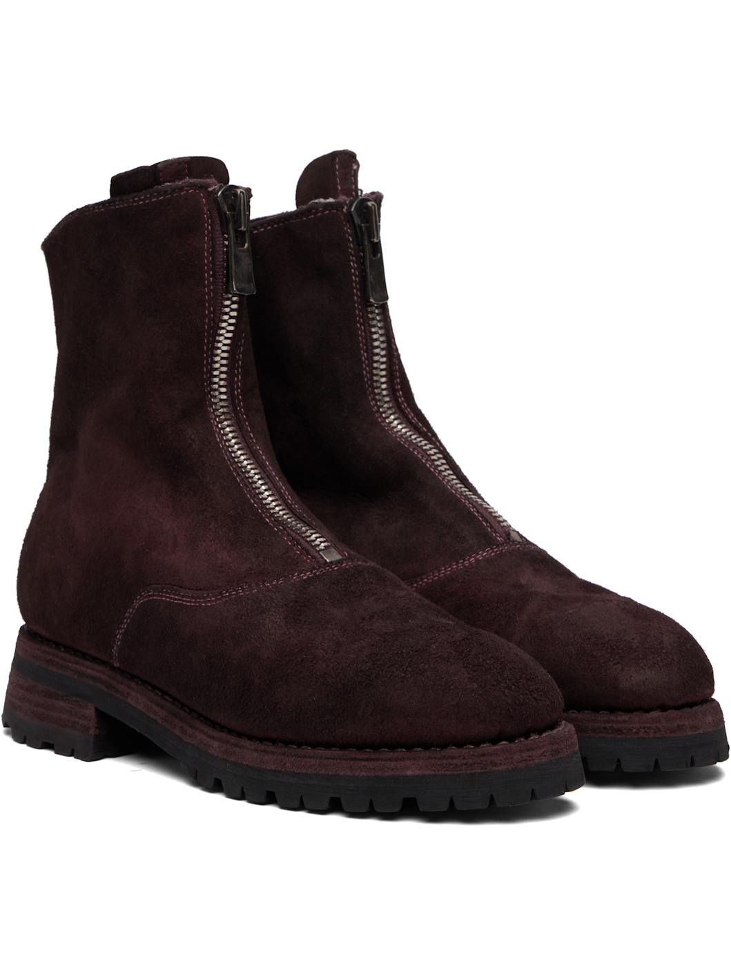 Burgundy 210WV Boots - 4