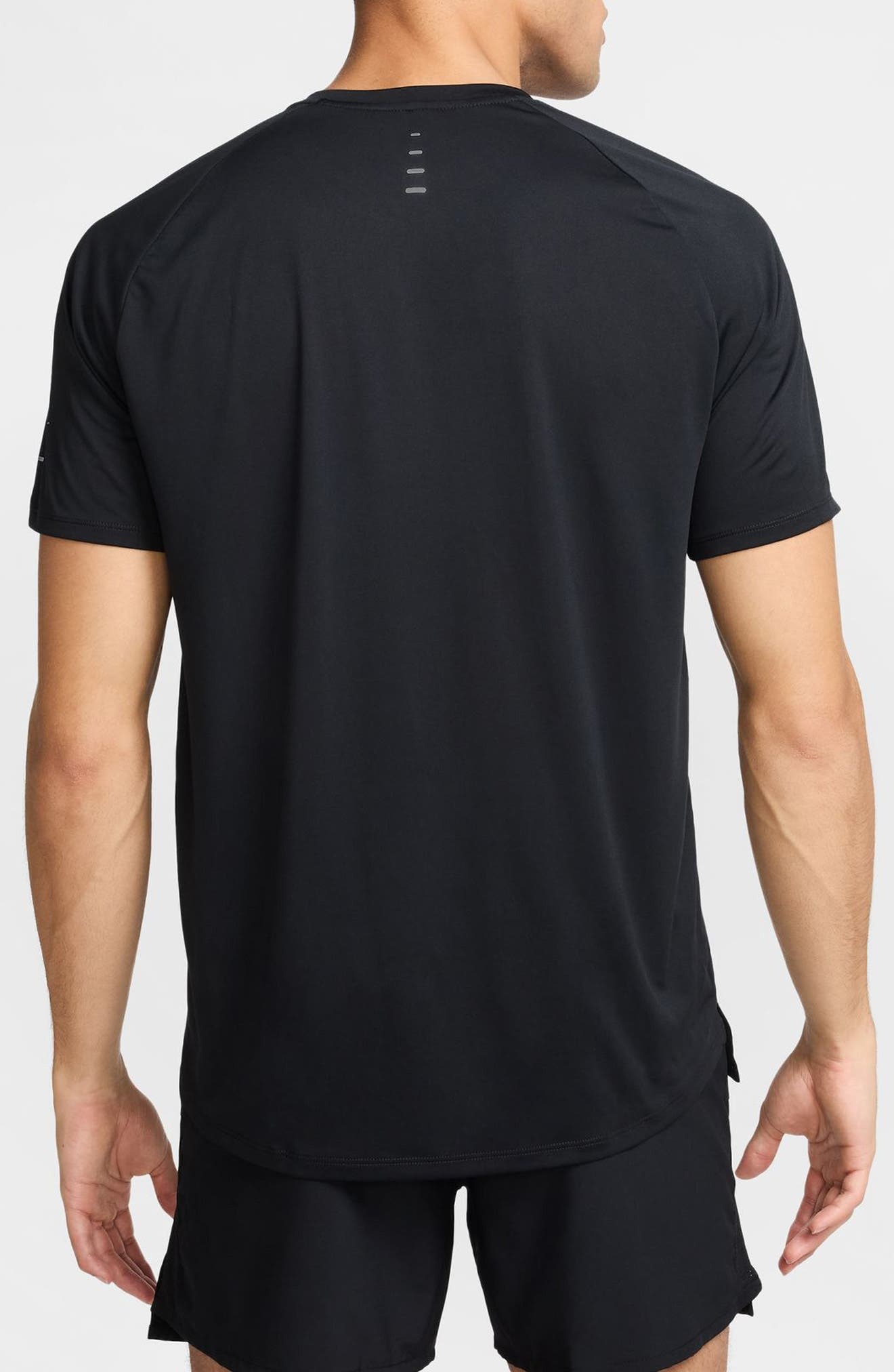 Nike Stride Dri-FIT ADV Running T-Shirt in 010 Black/refsil at Nordstrom - 2