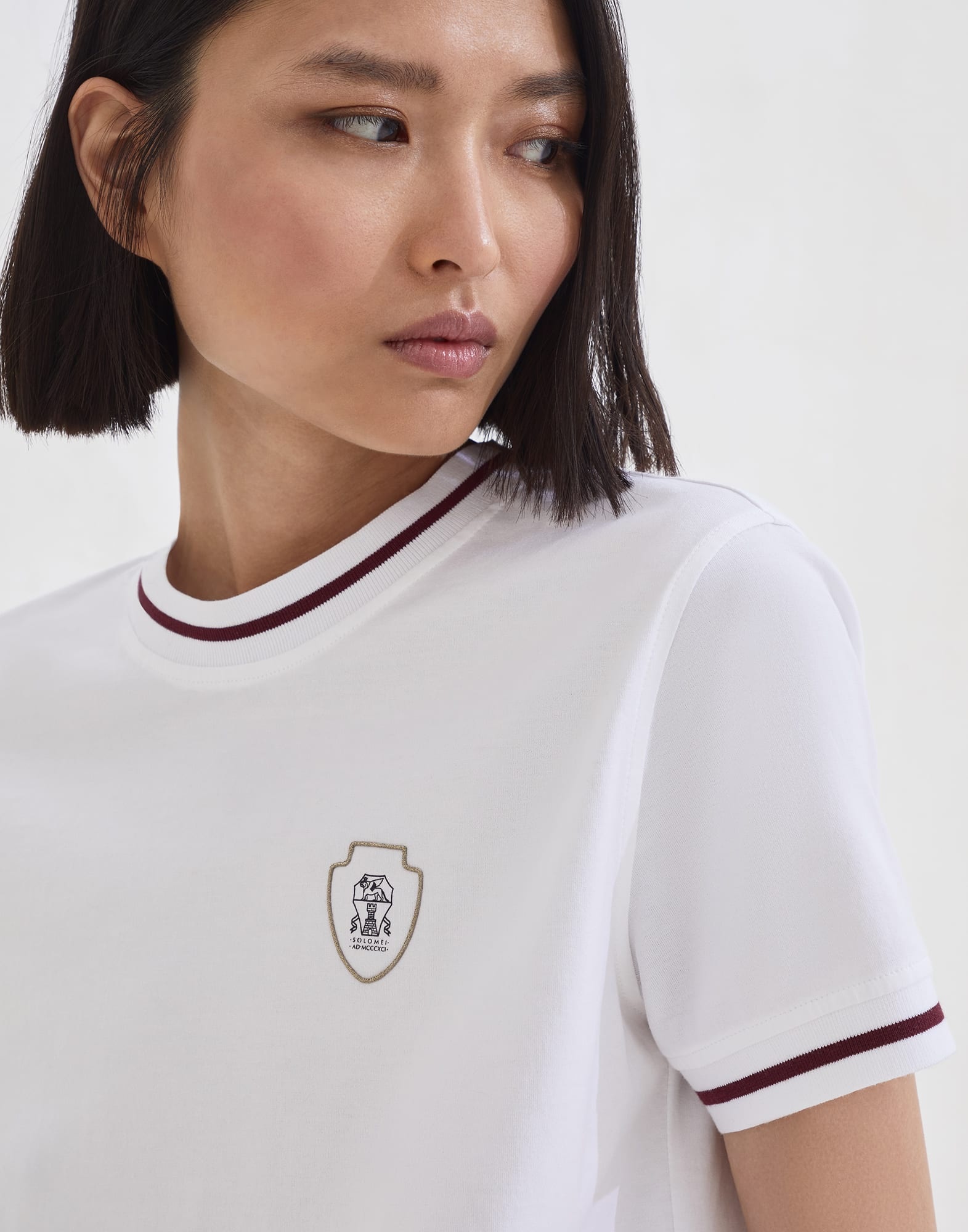 Cotton jersey T-shirt with logo - 3