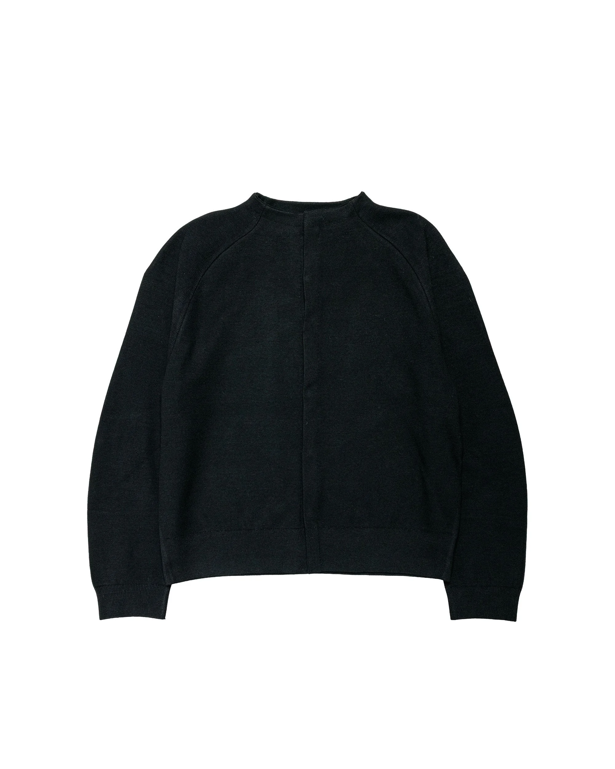 Rounded Sleeve Cardigan Black - 1